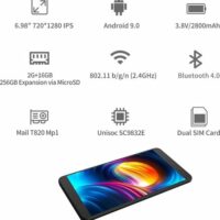 ElementKey Ai-1 - Tablet Android 9.0 Quad Core - 144GB Opslag -  6.98 Inch - Kinderen - 4G WiFi LTE - Google Play + Glas + Cover (engels) - Afbeelding 21
