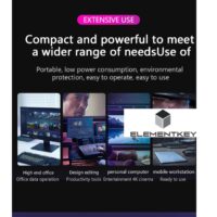 Elementkey iON -  Mini PC - i5-10300H - 4.5Ghz - Computer - 16GB RAM + 256GB NVME SSD + Windows 11 PRO - WiFi - Bluetooth - Afbeelding 14