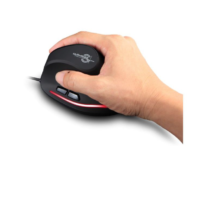 Elementkey ERGO2 - Ergonomische Optische USB Verticale Muis (Bedraad) – DPI 3200 – 6 Knoppen- LED licht - Plug & Play – Zwart - Afbeelding 10