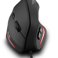 Elementkey ERGO2 - Ergonomische Optische USB Verticale Muis (Bedraad) – DPI 3200 – 6 Knoppen- LED licht - Plug & Play – Zwart - Afbeelding 13