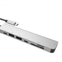 DrPhone 8 in 1 Multi Hub – USB-C naar HDMI 4K - 87W PD Lader - USB-C - RJ45 Gigabit Internet - SD - 2x USB 3.0 Female – Type-C Docking voor o.a. Macbook / Surface Pro / Lenovo / HP - Space Gray - Afbeelding 10