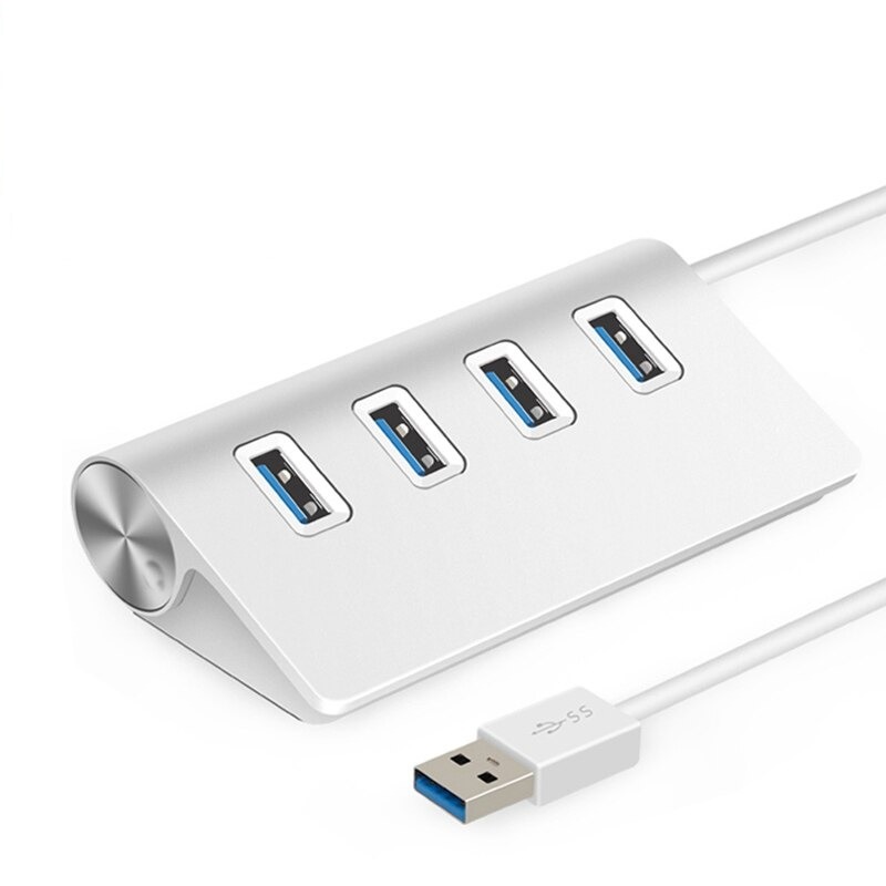 4-poorts USB 3.0 Hub Aluminium