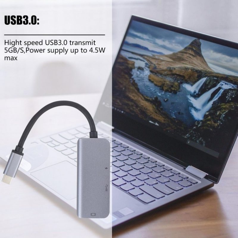 DrPhone DEX4 - USB Type-C 3.1 Naar HDMI - USB 3.0 - Mini Dock/Hub - USB-C Adapter 4K Video - voor Macbook/Chromebook/Nintendo Switch - Afbeelding 13