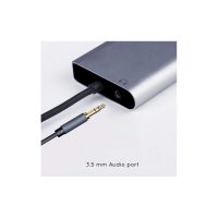 DrPhone HB8 USB C Hub - 8 in 1 - USB3.0x2 + HDMI 4K /VGA 1080P+Jack 3.5+Gigabit Network LAN + Type-C(Pd) 87W - Afbeelding 14