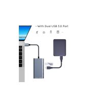 DrPhone HB8 USB C Hub - 8 in 1 - USB3.0x2 + HDMI 4K /VGA 1080P+Jack 3.5+Gigabit Network LAN + Type-C(Pd) 87W - Afbeelding 10