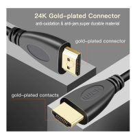 DrPhone Hi-Speed® HDMI naar HDMI kabel - 4K ULTRA HD - 5 Meter - 1.4v Hoge Snelheid - Goud verguld - Zwart - Afbeelding 12