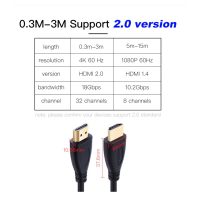 DrPhone Hi-Speed® HDMI naar HDMI kabel - 4K ULTRA HD - 5 Meter - 1.4v Hoge Snelheid - Goud verguld - Zwart - Afbeelding 8