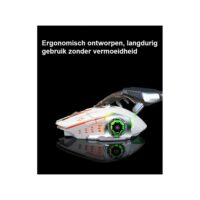 Elementkey M1 - Wireless Gaming Muis - Oplaadbaar + Draadloos - LED - 6 knoppen - 2400 DPI - USB Optische Ergonomische - Game Muis – Star Zwart - Afbeelding 9