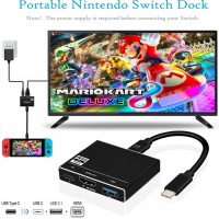 DrPhone THD3 - USB-C HUB - Type-C naar HDMI 4K 60Hz - 100Hz - Power Delivery (PD) 100W Opladen & USB 3.0 Adapter voor o.a MacBook/Nintendo Switch/Dell/Dex/HP - Afbeelding 3