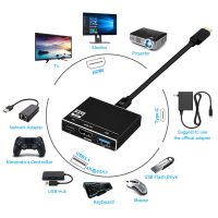 DrPhone THD3 - USB-C HUB - Type-C naar HDMI 4K 60Hz - 100Hz - Power Delivery (PD) 100W Opladen & USB 3.0 Adapter voor o.a MacBook/Nintendo Switch/Dell/Dex/HP - Afbeelding 12