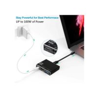 DrPhone THD3 - USB-C HUB - Type-C naar HDMI 4K 60Hz - 100Hz - Power Delivery (PD) 100W Opladen & USB 3.0 Adapter voor o.a MacBook/Nintendo Switch/Dell/Dex/HP - Afbeelding 6