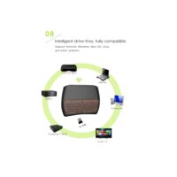 ElementKeyboard KB1 - Wireless Toetsenbord met Touchpad - LED Backlight - Keyboard voor o.a. Smart TV / Tablet / PS4 etc - Afbeelding 19