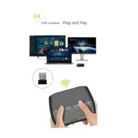 ElementKeyboard KB1 - Wireless Toetsenbord met Touchpad - LED Backlight - Keyboard voor o.a. Smart TV / Tablet / PS4 etc - Afbeelding 20