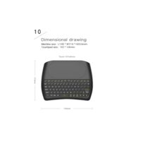 ElementKeyboard KB1 - Wireless Toetsenbord met Touchpad - LED Backlight - Keyboard voor o.a. Smart TV / Tablet / PS4 etc - Afbeelding 21