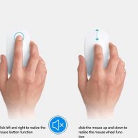 Elementkey BM8 - 2.4GHZ USB - Wireless Touch Sensor Muis - Draadloos Oplaadbaar Muis voor Computer / PC / Tablet Muis - Afbeelding 2