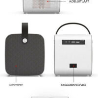 ELEMENTKEY BEAM2® - Projector - 3000 lumen - Bluetooth 4.0 - Projector Beamer - Speaker - Home Cinema - Afbeelding 17