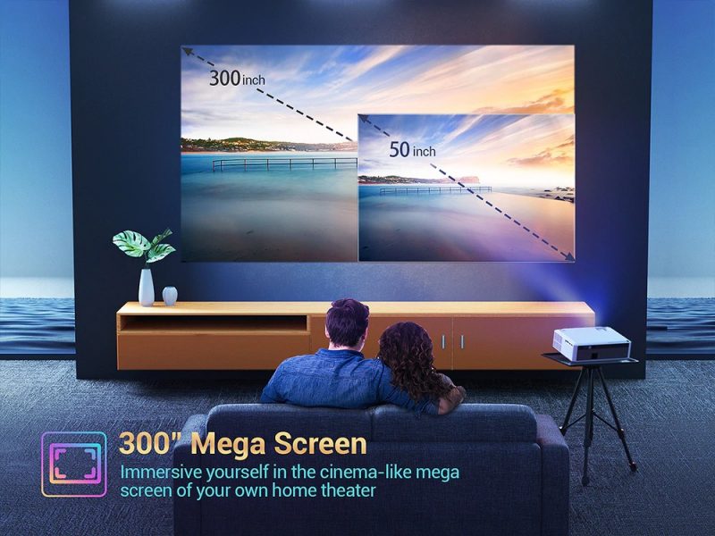 ELEMENTKEY®BEAM10 – Full HD Projector – 1080P - 3D Ondersteuning – 680 ANSI Lumen - Verbinden met Android en IOS - Afbeelding 8