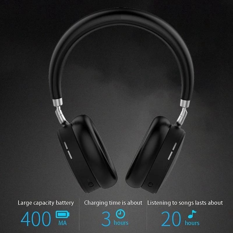 Elementkey A3S - AptX ACN Bluetooth Koptelefoon - Actieve Ruisonderdrukking - Bluetooth Headphone - Noise Cancelling - AptX Lage Latency/Aptx LL Draadloze Headset Koptelefoon - Zwart - Afbeelding 20