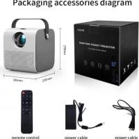 ELEMENTKEY BEAM2® PRO – Projector 640x480P – Android 6.0 Beamer - 3000 Lumen – NETFLIX – Bluetooth Speaker - Afbeelding 30