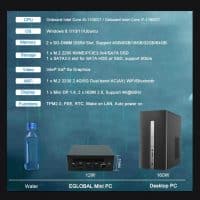 Elementkey ION3 Stealth - Intel i7-1260P Alder Lake Processor - 32GB ram - 2000GB (2TB) SSD - Iris XE Grafisch - Zwart - Afbeelding 21
