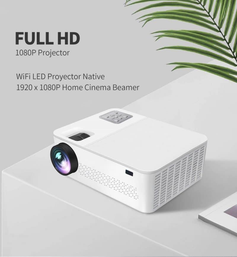 ELEMENTKEY BEAM12 - Android 9.0 Beamer Mediaspeler - Projector 6500 Lumen - Native Full HD 1080P - 5Ghz WiFi + Dolby - Zwart - Afbeelding 6