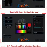 Elementkey IMX11 – RGB Gaming Muis Met 7200 DPI- Gaming Muis Met 7 Knoppen – Bedrade Ergonomische Gaming Muis - Zwart - Afbeelding 3