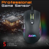 Elementkey IMX11 – RGB Gaming Muis Met 7200 DPI- Gaming Muis Met 7 Knoppen – Bedrade Ergonomische Gaming Muis - Zwart - Afbeelding 11