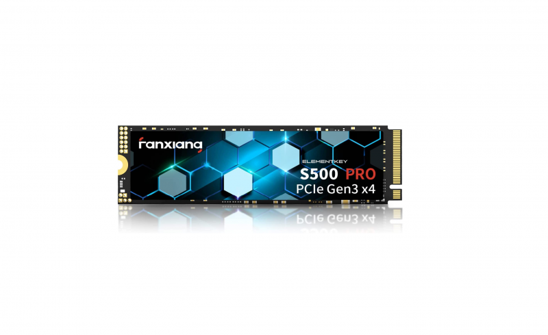 Elementkey SteadyFlow - 1TB / 1000GB - 3500Mbps - PCI 3.0x4 - Interne NVME SSD M.2 - SLC Cache - Ingebouwde Bescherming