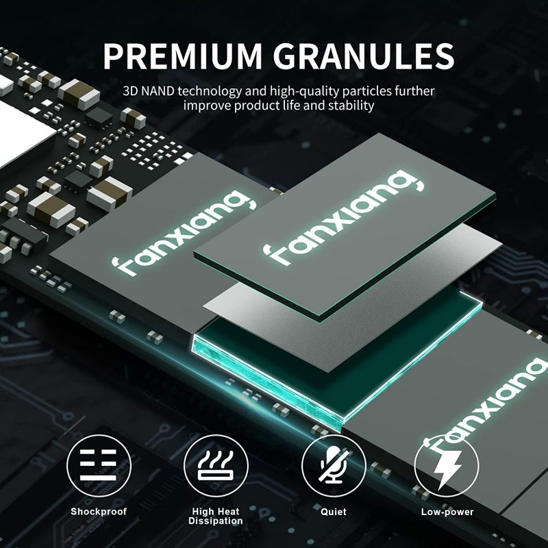 Elementkey SteadyFlow - 1TB / 1000GB - 3500Mbps - PCI 3.0x4 - Interne NVME SSD M.2 - SLC Cache - Ingebouwde Bescherming - Afbeelding 4