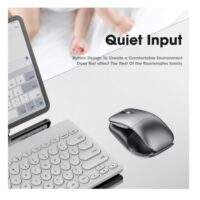 ELEMENKEY MIX3 2 in 1 Bluetooth & Draadloze Boog Muis – Ergonomisch – Stille Muis - Verstelbare DPI - Grijs - Afbeelding 11