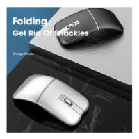 ELEMENKEY MIX3 2 in 1 Bluetooth & Draadloze Boog Muis – Ergonomisch – Stille Muis - Verstelbare DPI - Grijs - Afbeelding 12