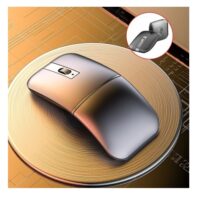 ELEMENKEY MIX3 2 in 1 Bluetooth & Draadloze Boog Muis – Ergonomisch – Stille Muis - Verstelbare DPI - Grijs - Afbeelding 16
