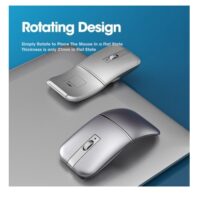 ELEMENKEY MIX3 2 in 1 Bluetooth & Draadloze Boog Muis – Ergonomisch – Stille Muis - Verstelbare DPI - Grijs - Afbeelding 6