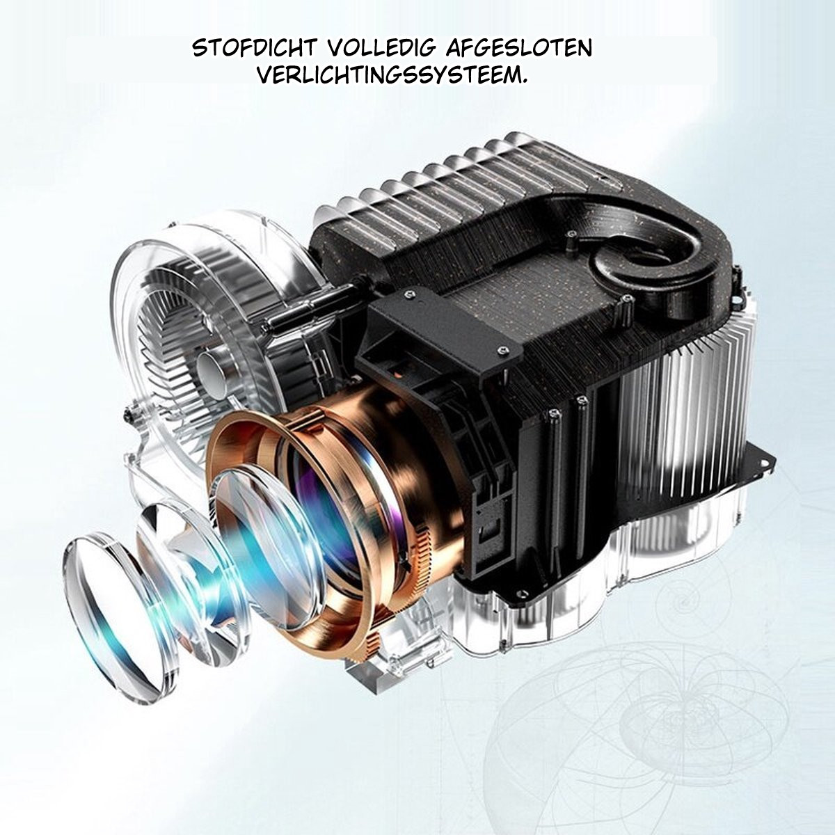 Elementkey mini pc koeling led lichtsysteem compact zwart