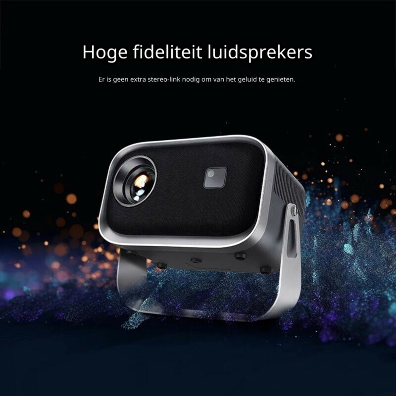 Elementkey Luminary - Draagbare Mini Projector – TFT LCD Beamer – 36 Tot 150 Inch - 150 ANSI Lumen – 1280x720P Full HD - Afbeelding 5