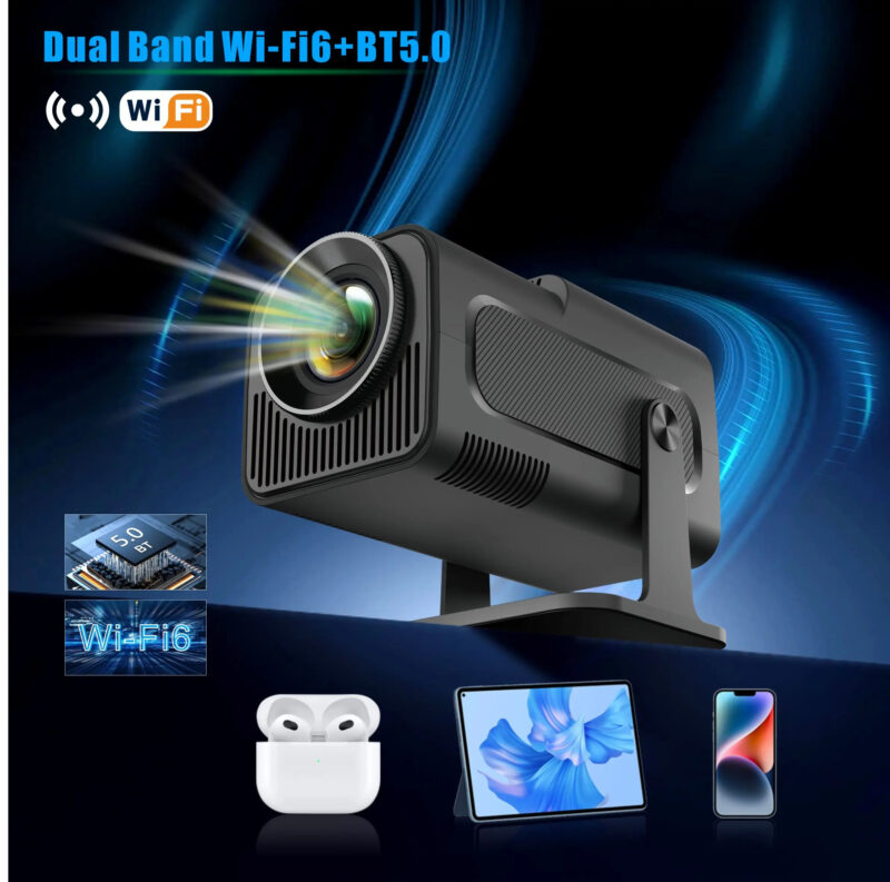 Elementkey CineCubic Beamer Projector - 300 Ansi - 4K-ondersteuning, Android 11, WiFi 6, Bluetooth 5.0 - Auto Keystone - Apps - Afbeelding 9