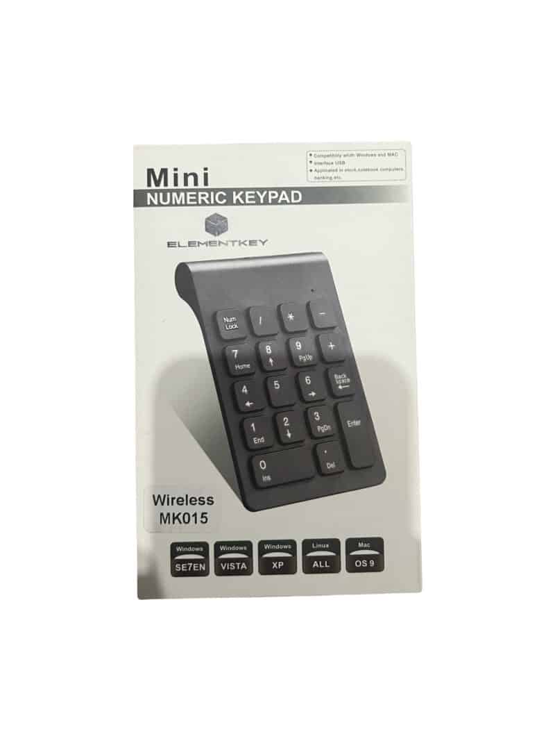 Elementkey MBNT Mini USB 2.0 Bedraad Numeriek Toetsenbord - 18 Toetsen - Digitaal Toetsenbord - Geschikt voor Laptop Windows Android Notebook Tabletten PC etc - Zwart - Afbeelding 11