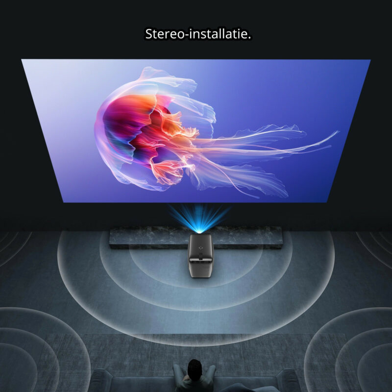 Elementkey SkyCast – Performance Beamer – Mini Home Theather – 4K Resolutie – 2.4G &5g Wifi – Bluetooth 5.0 – Android Systeem - 45 tot 150 inch Projectiegrootte - 2GB RAM 32GB Opslag - Afbeelding 10