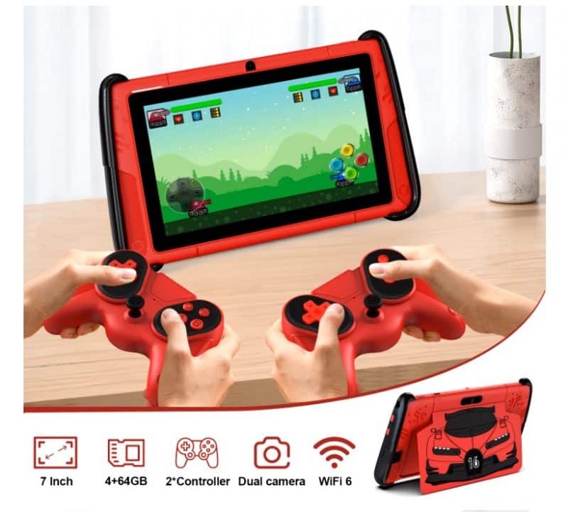 Elementkey Touch 7 Pro Tablet voor Kinderen - 4GB Ram - 64GB opslag Robuust, Geïnstalleerde Educatieve Apps + 2 Controllers - Afbeelding 8