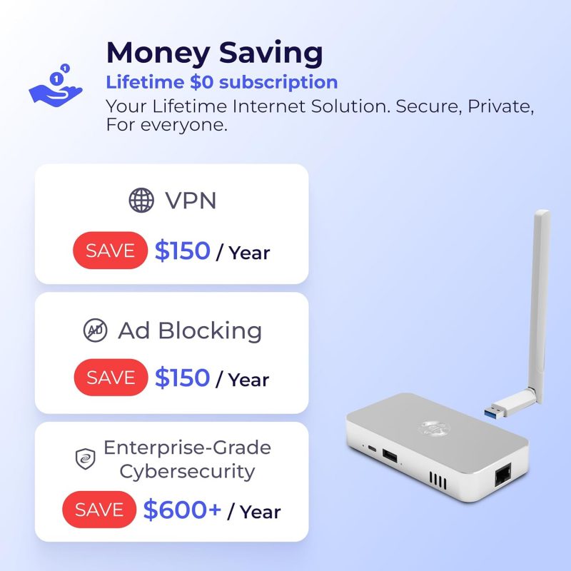 Deeper Connect Mini SE - VPN-router + Universele Advertentieblokker + Ouderlijk toezicht + 7 Lagen Cybersecurity (WiFi netwerk) - Afbeelding 10