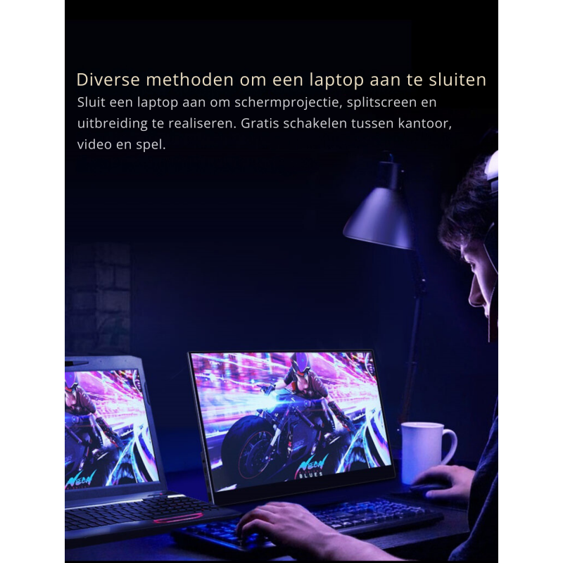 Elementkey GenX4 – OLED 15.6 inch Draagbare Monitor – 3840×2160 4K 60Hz OLED + Freesync – GameMonitor - Afbeelding 9