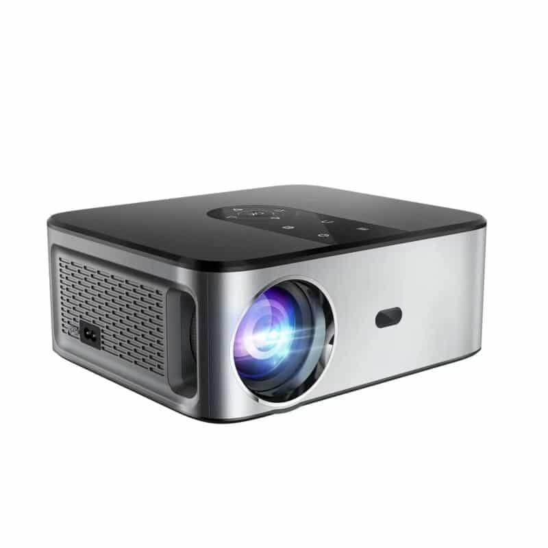Elementkey draagbare video projector hd zwart grijs