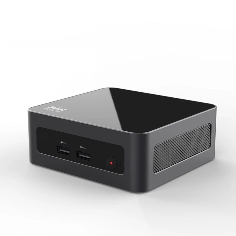 Elementkey mini pc intel quadcore 8gb ram 256gb ssd zwart