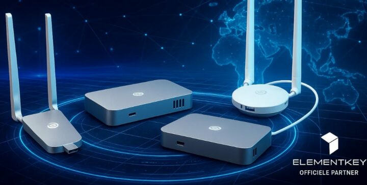 Elementkey draadloze netwerkapparatuur wifi adapters grijs Elementkey draadloze netwerkapparatuur wifi adapters grijs